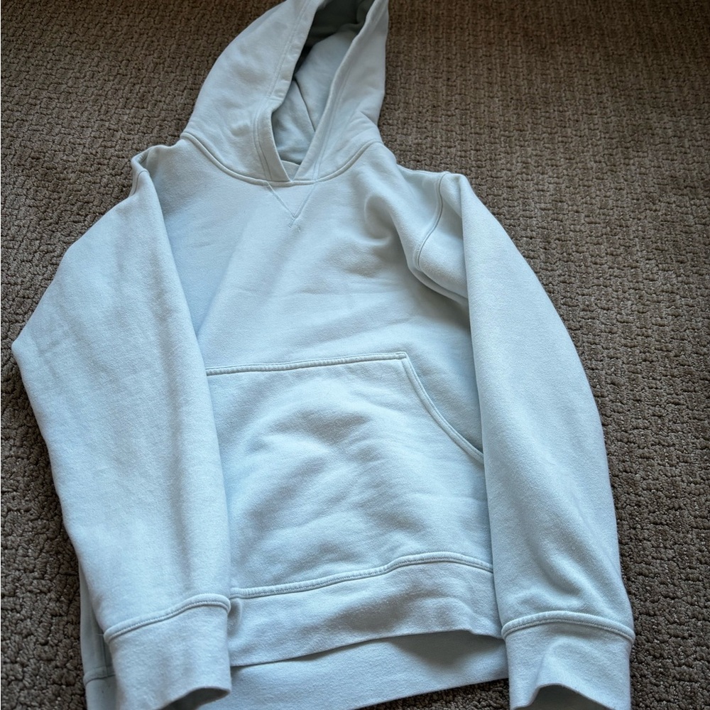 Lulu light blue hoodie